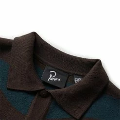 By Parra ONE WEIRD WAVE KNITTED POLO SHIRT