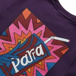 By Parra RUSHED SUGAR CREW NECK SWEATSHIRT Hoodies & Sweatshirts