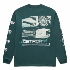 Carhartt WIP T-Shirts & Long Sleeves DETROIT TURBO L/S T-SHIRT