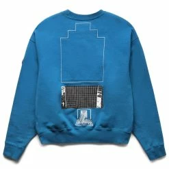 Cav Empt WASTE GRID CREW NECK Hoodies & Sweatshirts