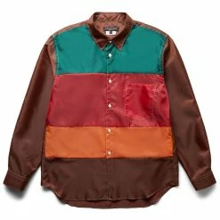 Comme Des Garçons Homme Plus COLOUR-BLOCK SHIRT