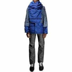 Kapital Outerwear 60/40 SASHIKO PRINT KAMAKURA ANORAK BLOUSON