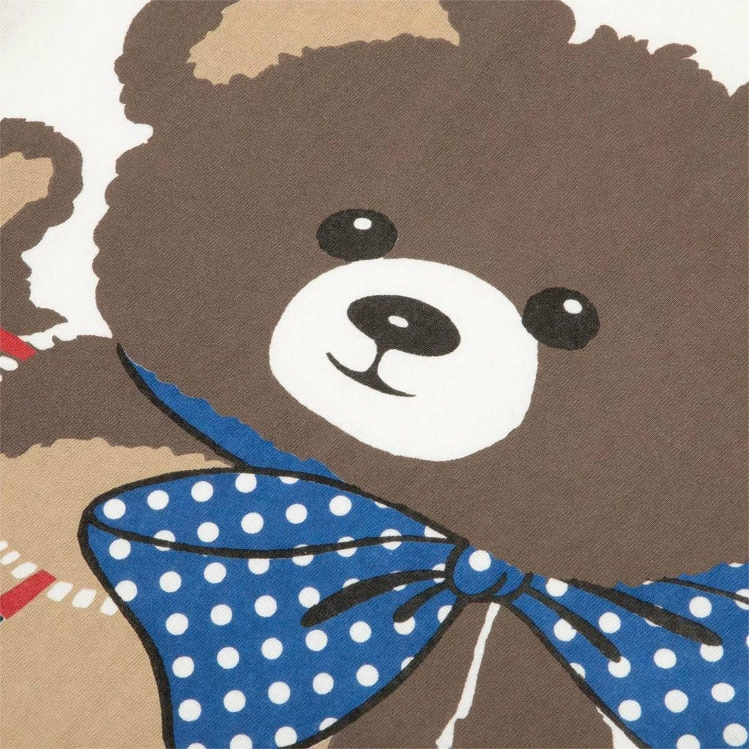 Best Sale ❤️ Kapital T-Shirts & Long Sleeves 20/-JERSEY CREW T (BLUE BEAR/BATTERY BIRD) 😍 3 Kapital T-Shirts & Long Sleeves 20/-JERSEY CREW T (BLUE BEAR/BATTERY BIRD)