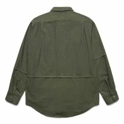 Engineered Garments COMBO SHORT COLLAR SHIRT