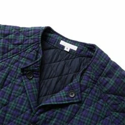 Engineered Garments NO COLLAR RAGLAN JACKET