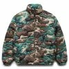ERL Outerwear CAMO QUILT PUFFER COAT WOVEN