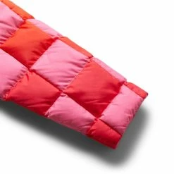 Deals ❤️ ERL GRADIENT CHECKER HOODED PUFFER 🧥 COAT WOVEN Outerwear 😍 6 ERL GRADIENT CHECKER HOODED PUFFER COAT WOVEN Outerwear