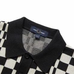 Fred Perry CHEQUERBOARD KNITTED SHIRT