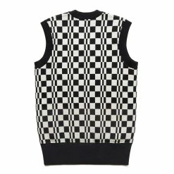Fred Perry CHEQUERBOARD KNITTED TANK