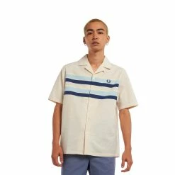 Fred Perry STRIPED BEACH SHIRT Shirts