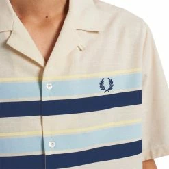 Fred Perry STRIPED BEACH SHIRT Shirts