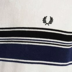Fred Perry T-Shirts & Long Sleeves STRIPED TOWELLING T-SHIRT