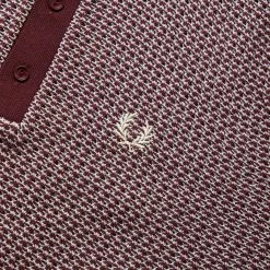 Fred Perry TWO TEXTURE KNIT SHIRT Shirts