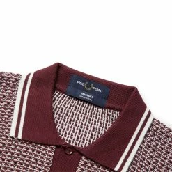 Fred Perry TWO TEXTURE KNIT SHIRT Shirts