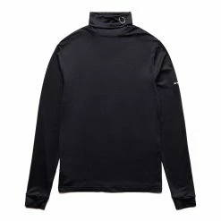 Fred Perry X RAF LAUREL DETAIL ROLL NECK TOP