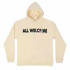 Good Morning Tapes ALL WELCOME GARDEN PULLOVER FLEECE HOOD