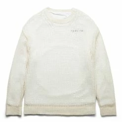 Helmut Lang Knitwear DOUBLE LOGO CREW.MES