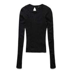 Helmut Lang Women's SLASH LONG-SLEEVE TOP
