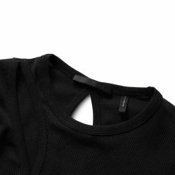 Helmut Lang Women's SLASH LONG-SLEEVE TOP