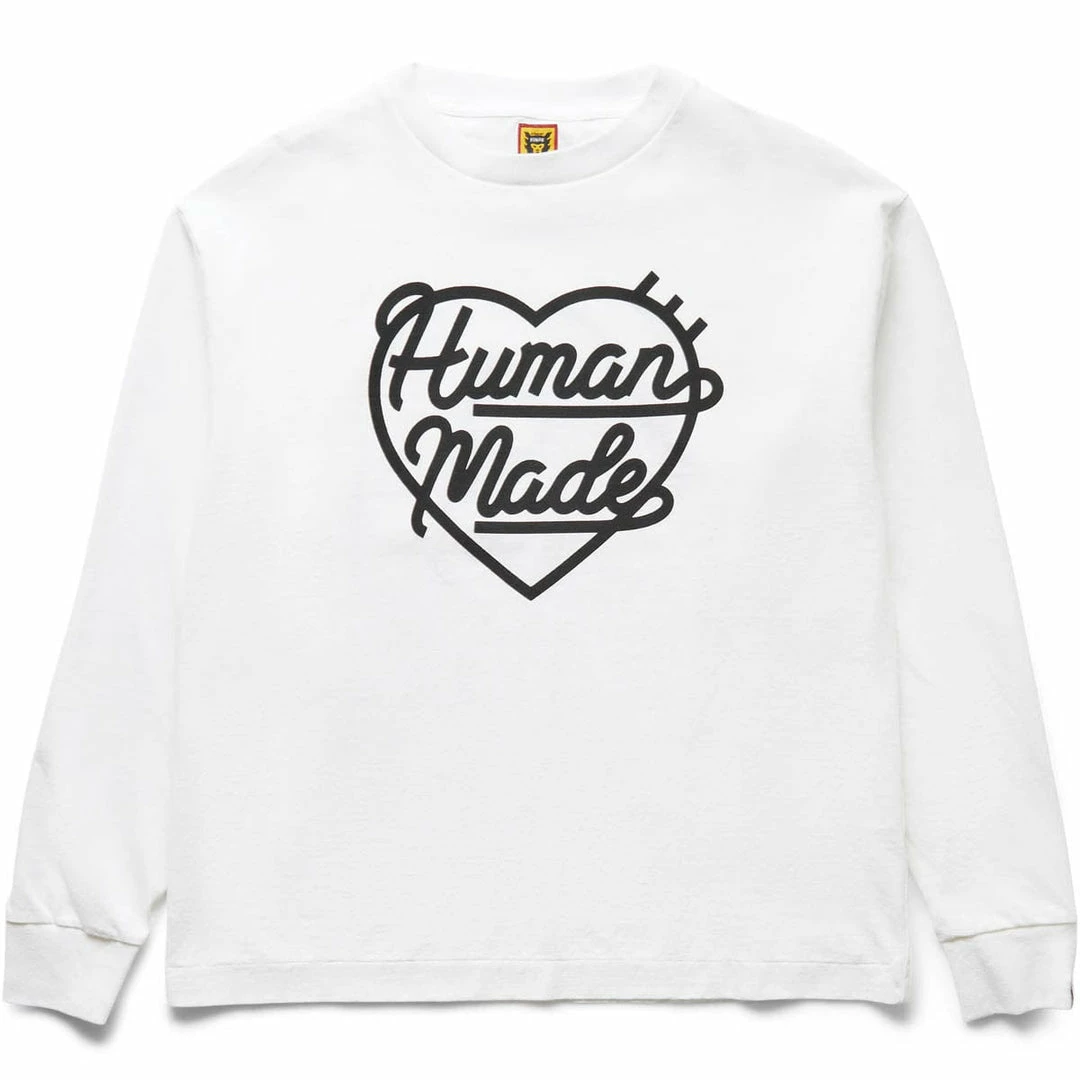 Budget 😍 Human Made T-Shirts & Long Sleeves HEART LONG-T 💯 1 Human Made T-Shirts & Long Sleeves HEART LONG-T