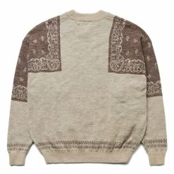 Kapital 12G WOOL BANDANA CREW SWEATER Knitwear