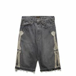 Kapital 14OZ BLK DENIM 5P SHORTS (BONE) Bottoms