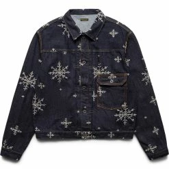 Kapital 14OZ DENIM SNOW EMBROIDERY 1ST JKT