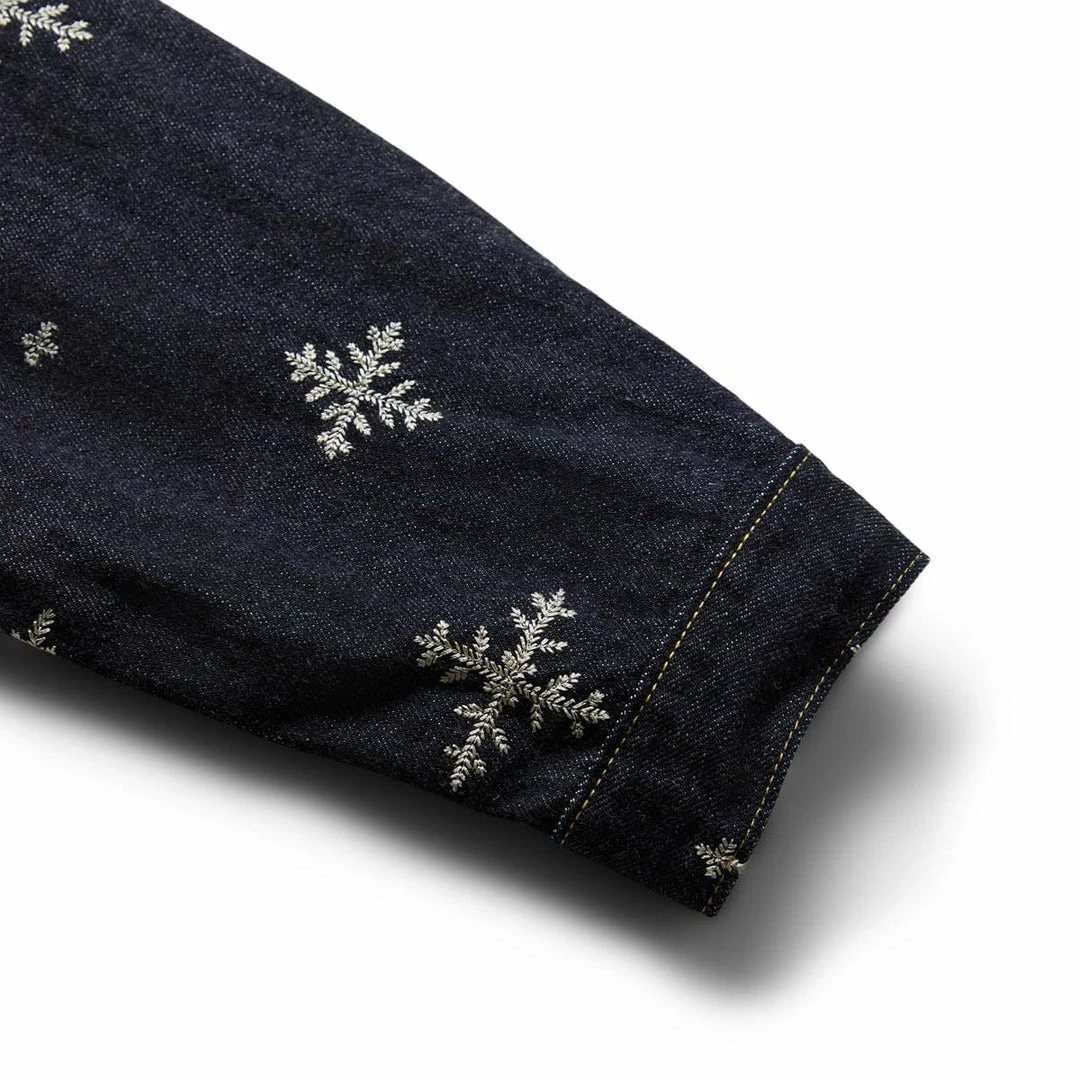 Wholesale 𧨠Kapital 14OZ DENIM SNOW EMBROIDERY 1ST JKT π― 5 Kapital 14OZ DENIM SNOW EMBROIDERY 1ST JKT