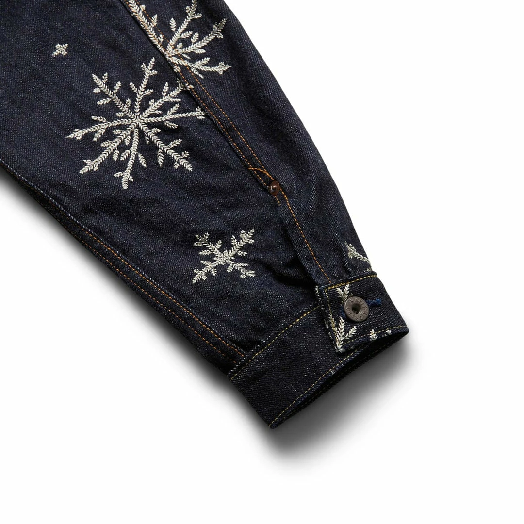 Wholesale 𧨠Kapital 14OZ DENIM SNOW EMBROIDERY 1ST JKT π― 6 Kapital 14OZ DENIM SNOW EMBROIDERY 1ST JKT