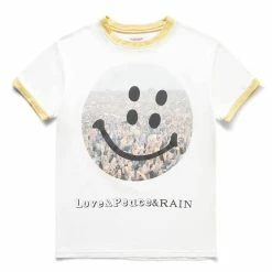 Kapital T-Shirts & Long Sleeves 20/-JERSEY RINGER (RAIN FES SMILE)