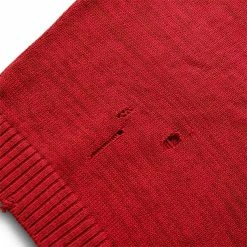 Kapital 5G COTTON KNIT BONE CREW SWEATER Knitwear