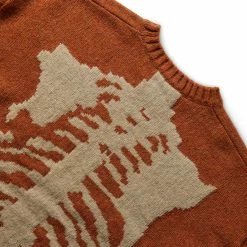 Kapital 5G WOOL BONE CREW SWEATER Knitwear