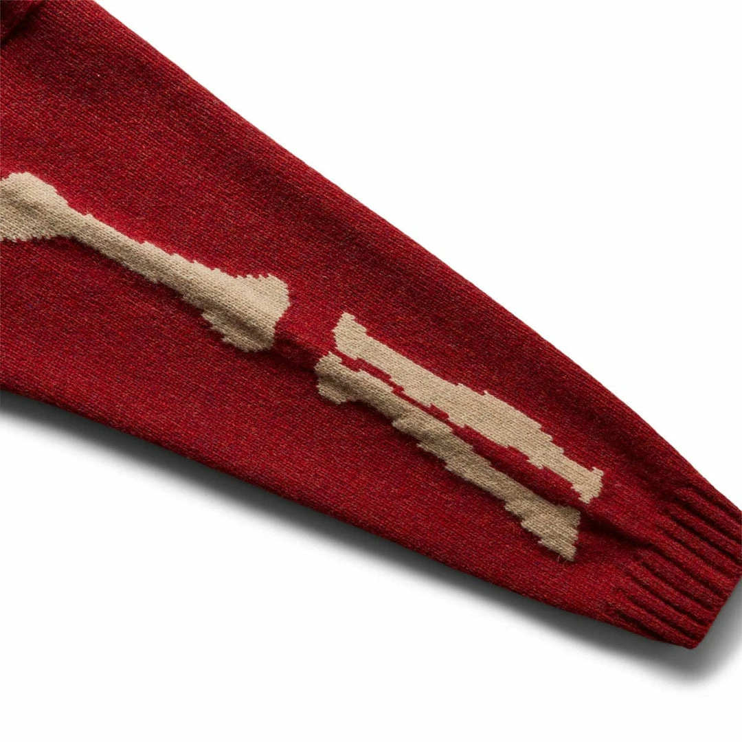 Buy ๐ Kapital 5G WOOL BONE CREW SWEATER ๐ 5 Kapital 5G WOOL BONE CREW SWEATER