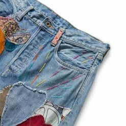 Kapital KOUNTRY 14OZ DENIM CRAZY EL PASO 5P MONKEY CISCO (HIPPIE INSANE)