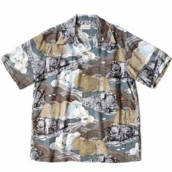 Kapital SILK RAYON TIBE-LYMPIC TRAIN ALOHA Shirts