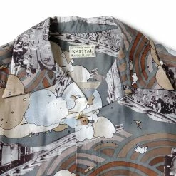 Kapital SILK RAYON TIBE-LYMPIC TRAIN ALOHA Shirts