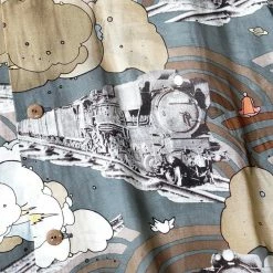 Kapital SILK RAYON TIBE-LYMPIC TRAIN ALOHA Shirts