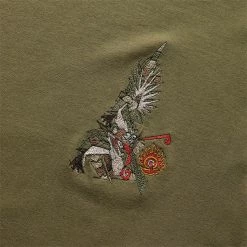 Maharishi CUBIST DRAGON L/S T-SHIRT T-Shirts & Long Sleeves