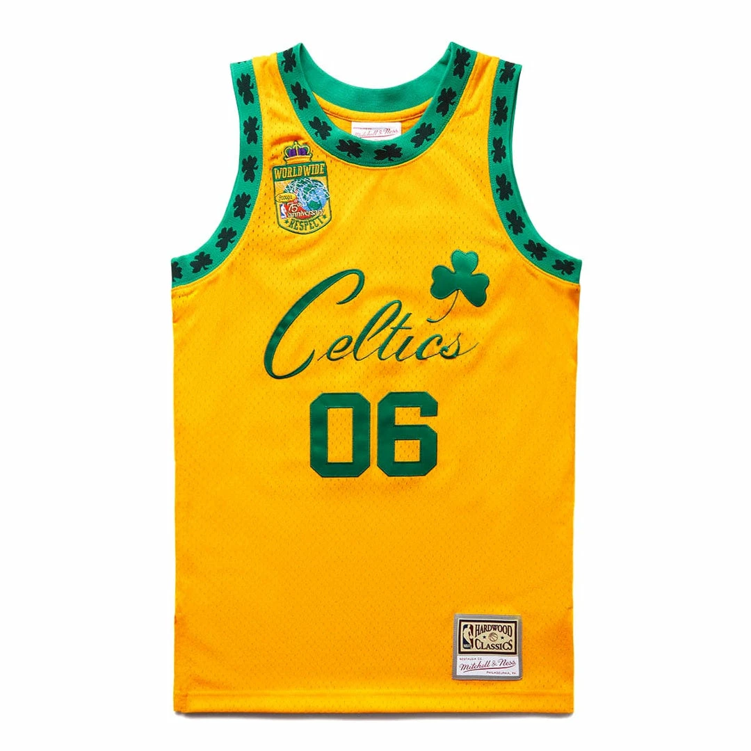 Best deal 🥰 Mitchell & Ness X BODEGA WORLDWIDE RESPECT CELTICS JERSEY T-Shirts & Long Sleeves ✨ 1 Mitchell & Ness X BODEGA WORLDWIDE RESPECT CELTICS JERSEY T-Shirts & Long Sleeves