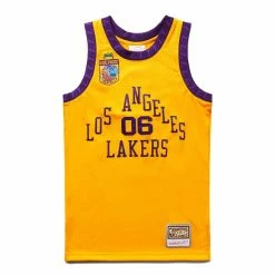 Mitchell & Ness X BODEGA WORLDWIDE RESPECT LAKERS JERSEY T-Shirts & Long Sleeves