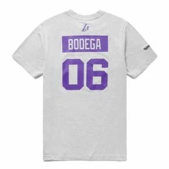 Mitchell & Ness X BODEGA WORLDWIDE RESPECT LAKERS S/S TEE