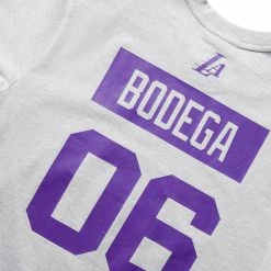 Mitchell & Ness X BODEGA WORLDWIDE RESPECT LAKERS S/S TEE