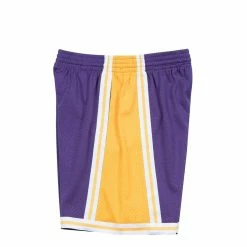 Mitchell & Ness Bottoms NBA SWINGMAN ROAD SHORTS LAKERS 84-85