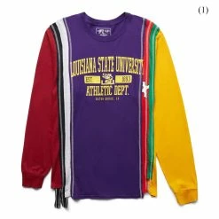 Needles 7 CUTS L/S TEE - COLLEGE (XS) T-Shirts & Long Sleeves