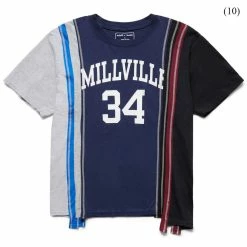 Needles 7 CUTS S/S TEE - COLLEGE (XL) T-Shirts & Long Sleeves