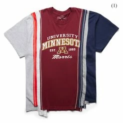 Needles 7 CUTS S/S TEE - COLLEGE (XL) T-Shirts & Long Sleeves