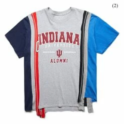 Needles 7 CUTS S/S TEE - COLLEGE (XL) T-Shirts & Long Sleeves