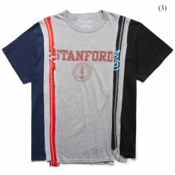 Needles 7 CUTS S/S TEE - COLLEGE (XL) T-Shirts & Long Sleeves