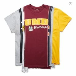 Needles 7 CUTS S/S TEE - COLLEGE (XL) T-Shirts & Long Sleeves