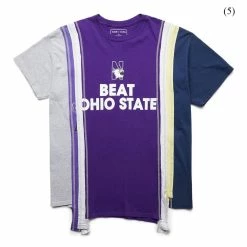 Needles 7 CUTS S/S TEE - COLLEGE (XL) T-Shirts & Long Sleeves